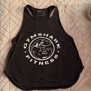 Dark grey gymshark tank top